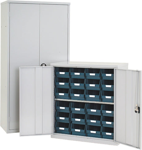 Budget Bin Cupboard Half Height With Bins Included
