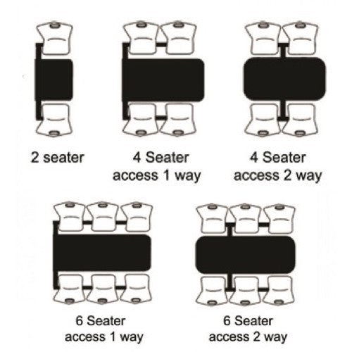 canteen tables seating