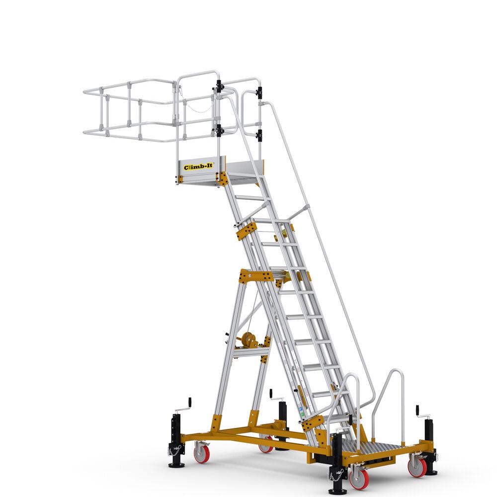 cantilever height adjustable platform