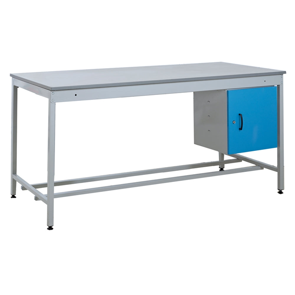 cantilever workbench with cupboard