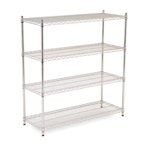 Chrome Wire Shelving 1600mm high