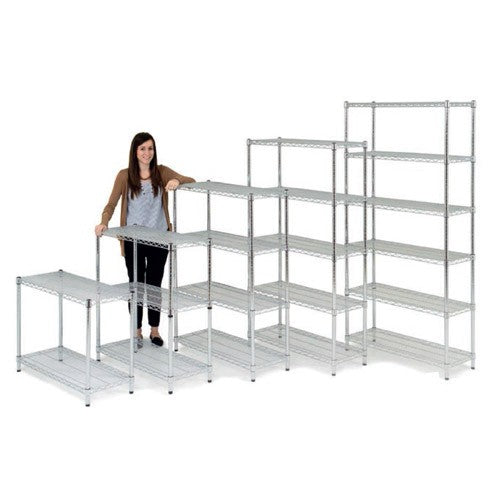 Chrome Wire Shelving 660-1860mm High