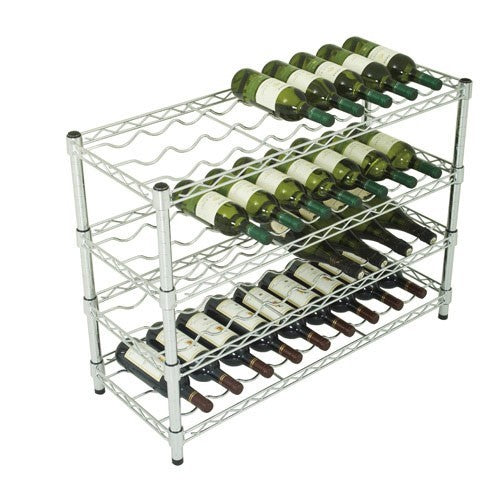 Chrome Wire Wine Rack