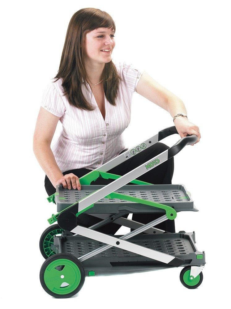 Clever Folding Trolley - Partly Folded