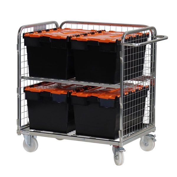 Compact Merchandising Trolley