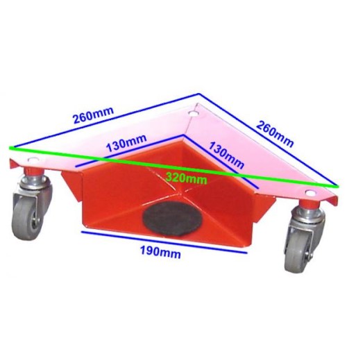 Corner Machine Skates Dimensions