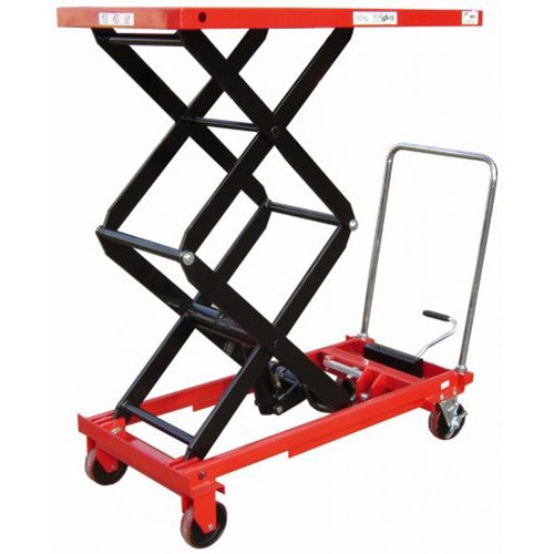 Double Scissor Manual Lift Table
