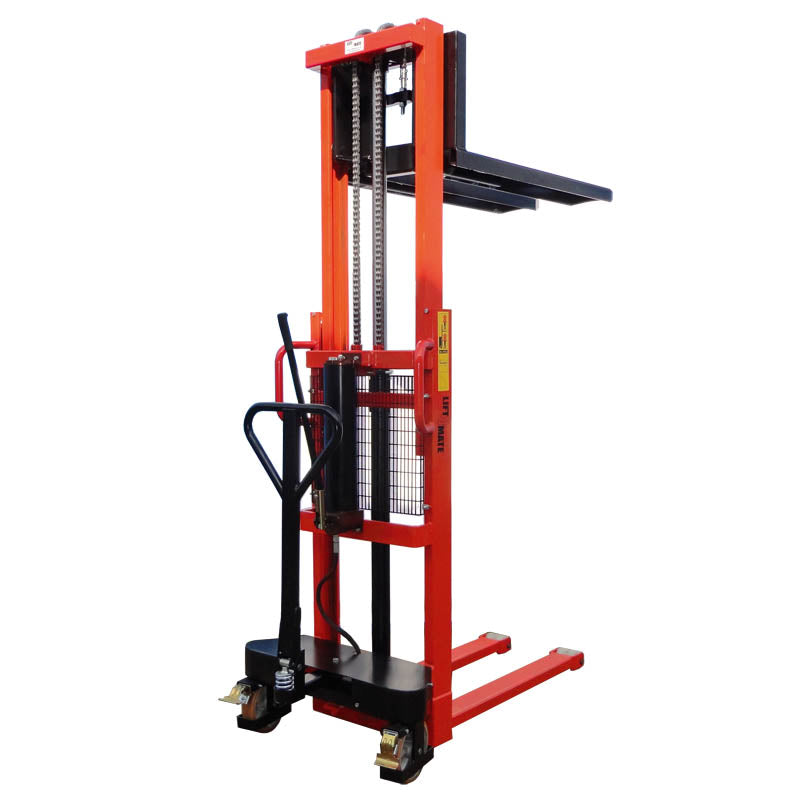 easy steer manual pallet stacker