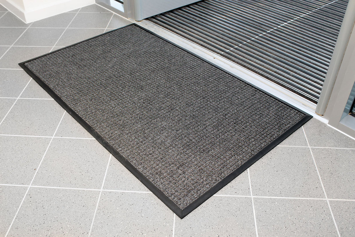 entrance matting grey