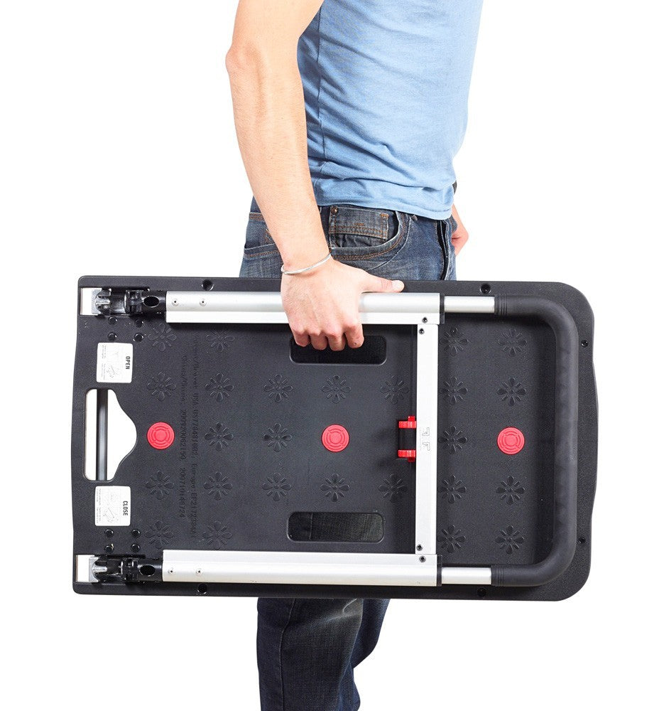 Foldaway Plastic Platform Trolley - Carried