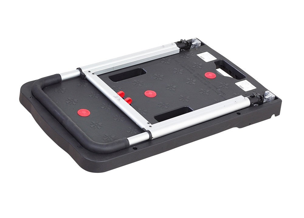 Foldaway Plastic Platform Trolley - Folded