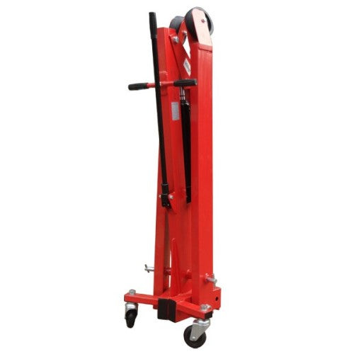 folded workshop crane