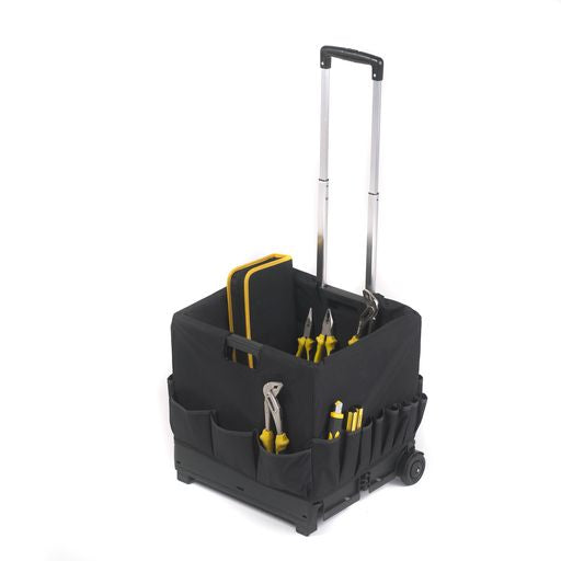 folding box trolle with canvas bag