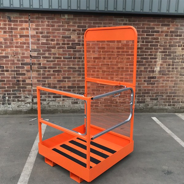folding forklift safety cage