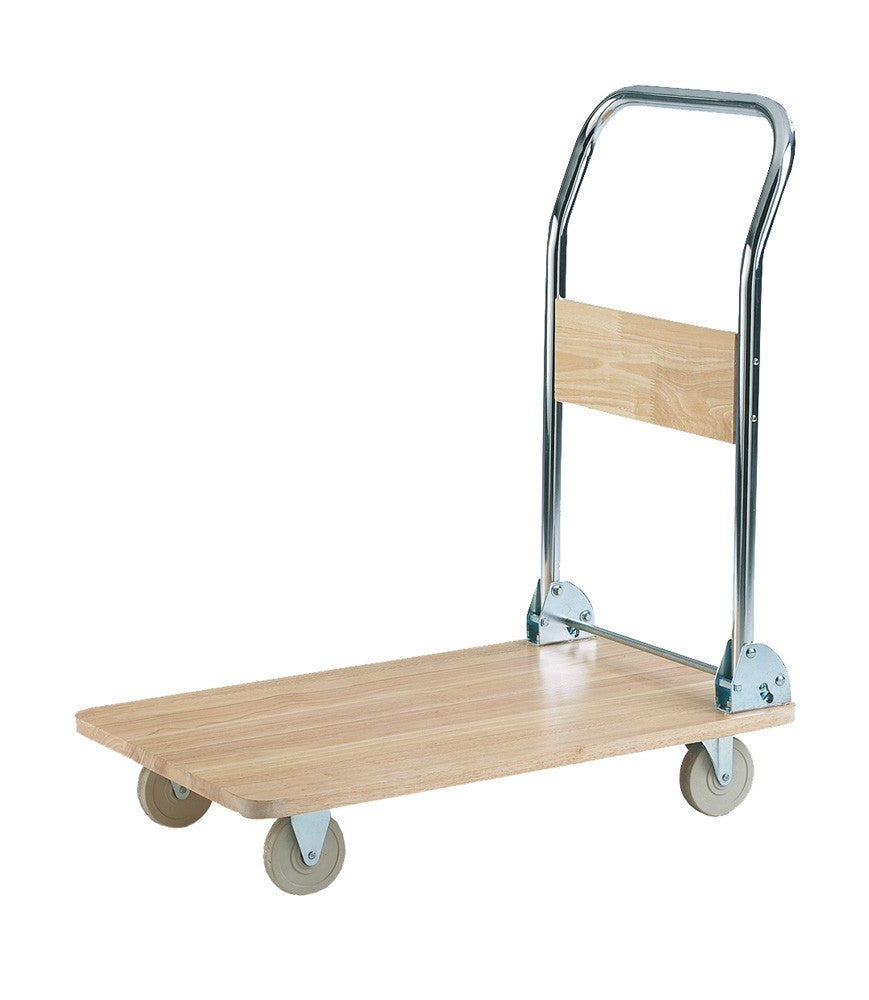 Folding Trolley with Wooden Deck