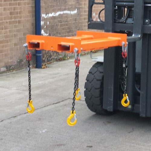 Forklift Battery Lifting Beam With Chains