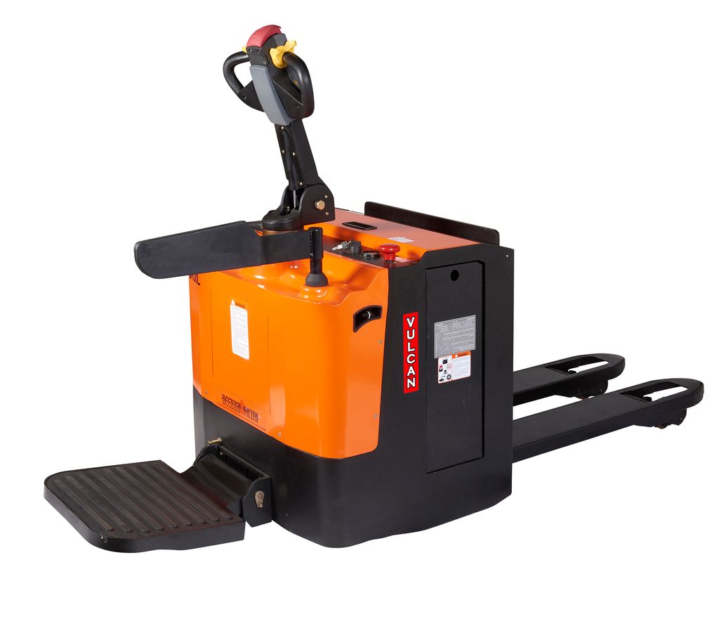 fully powered pallet truck with platform