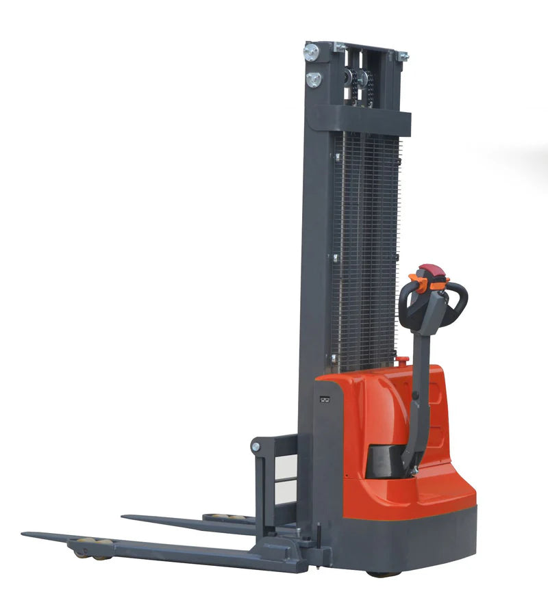 fully powered straddle stacker