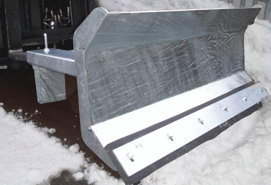 Galvanised Forklift Snow Plough