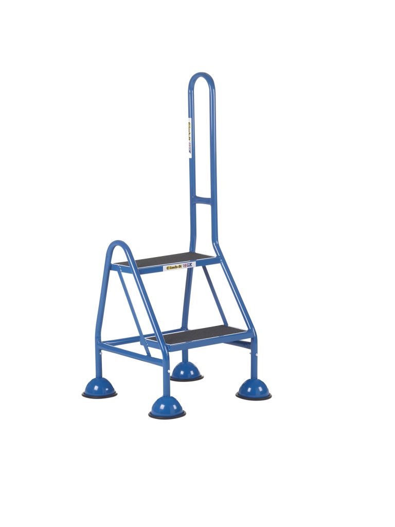 handy steps with side rail