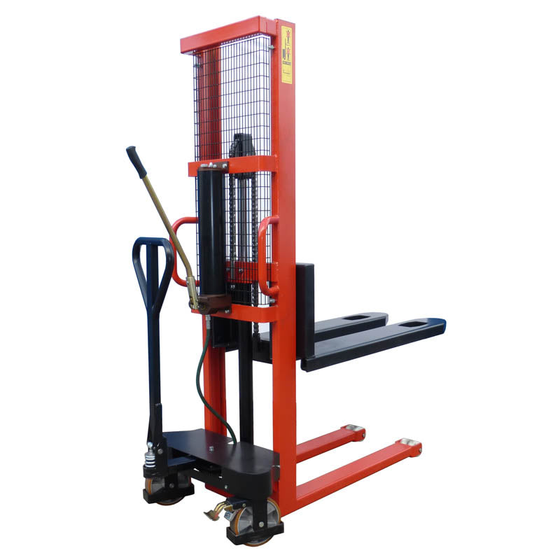 heavy duty manual pallet stacker
