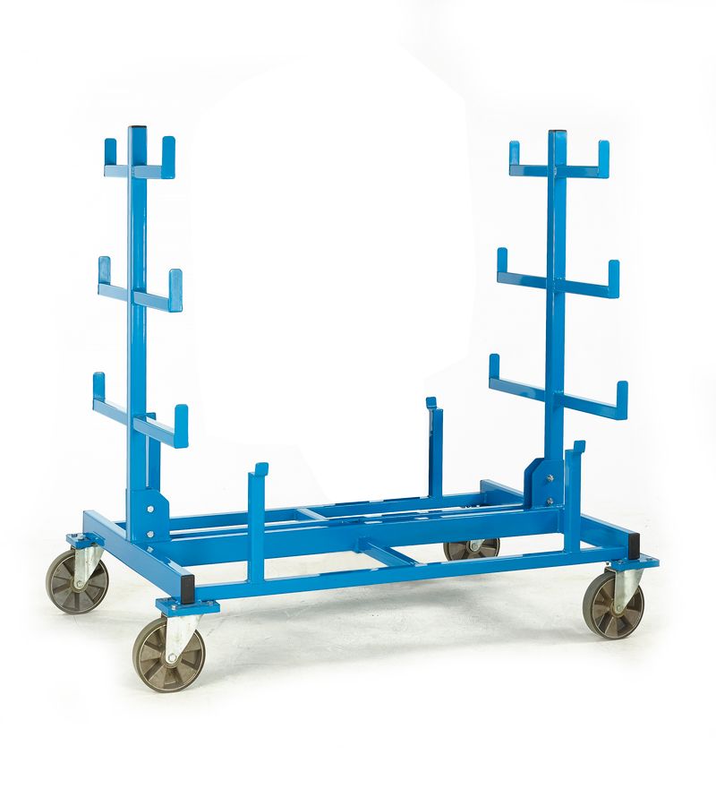 heavy duty mobile bar storage rack