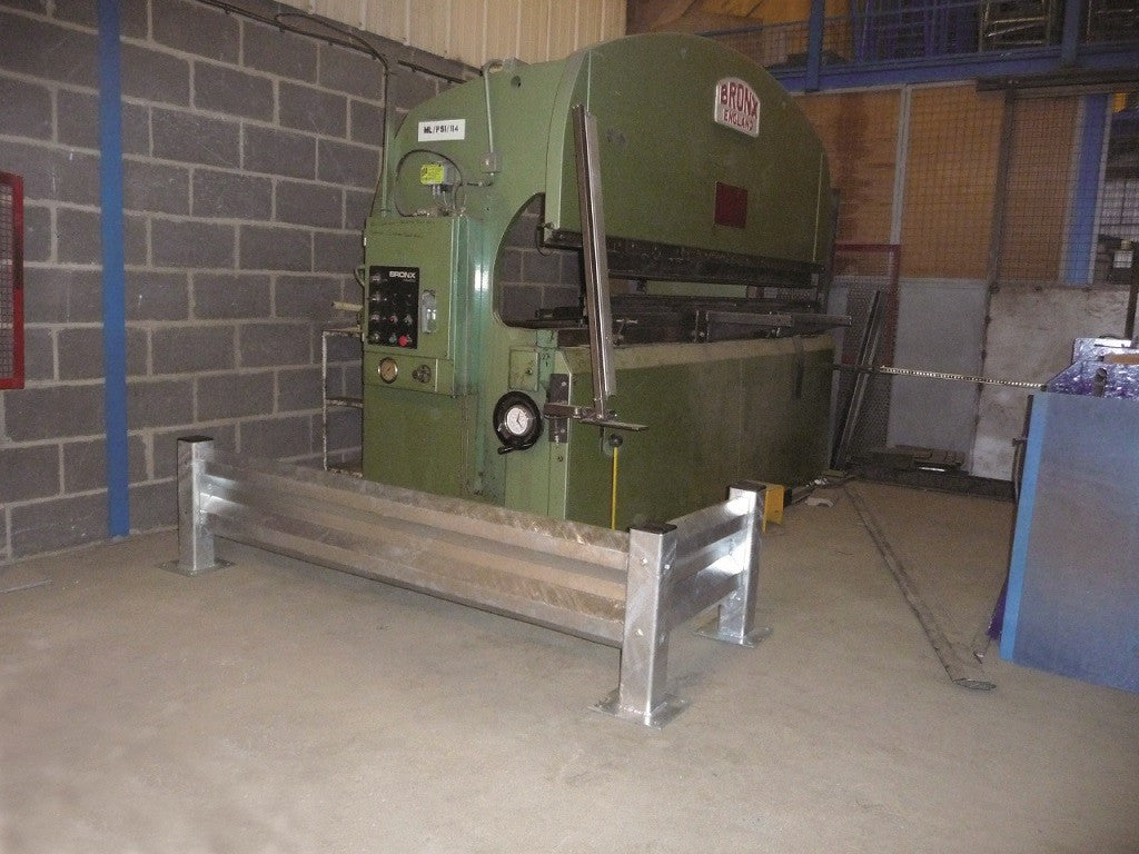 Heavy Duty Barrier System Galvanised Finish in use