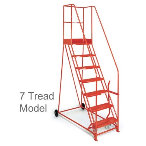 Heavy Duty Lever Brake Warehouse Safety Steps
