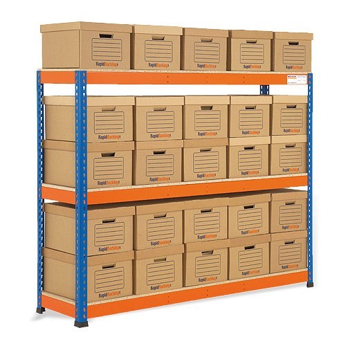 heavy duty single sided archive storage bay