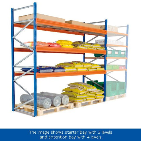 Heavy Duty Wide Span Shelving Kits - Starter Bay