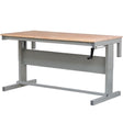 height adjustable workbench beech
