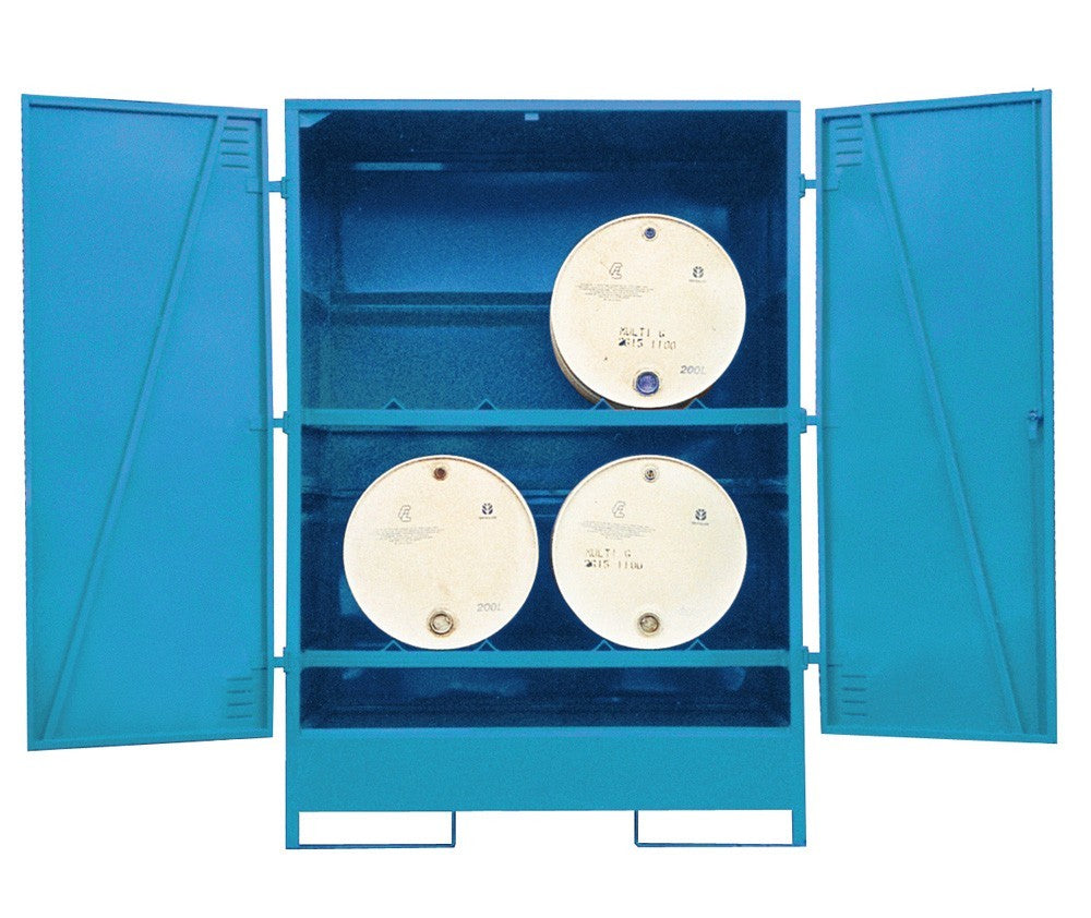 Horizontal Fully Enclosed Drum Storage