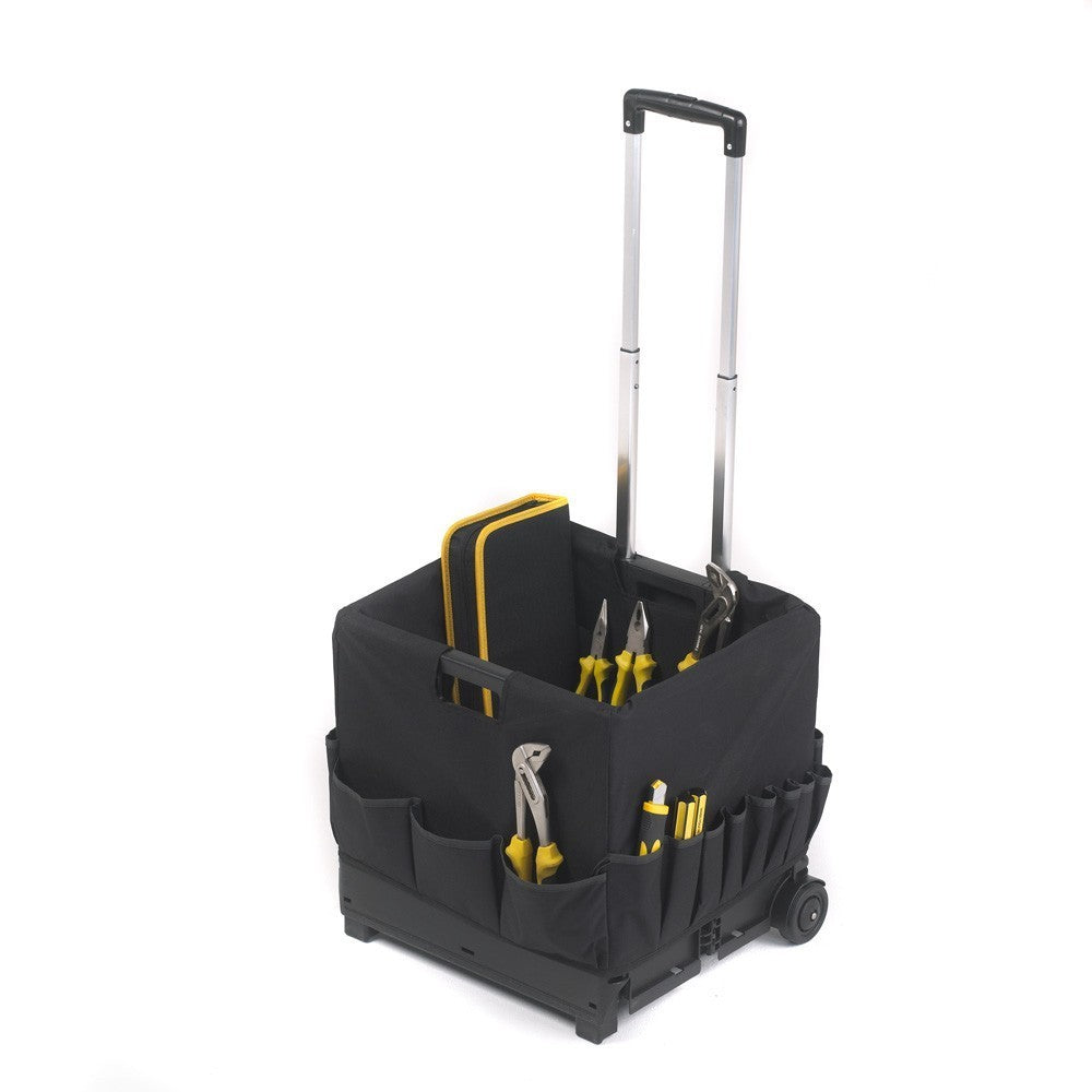 Large Folding Box Trolley Black 2