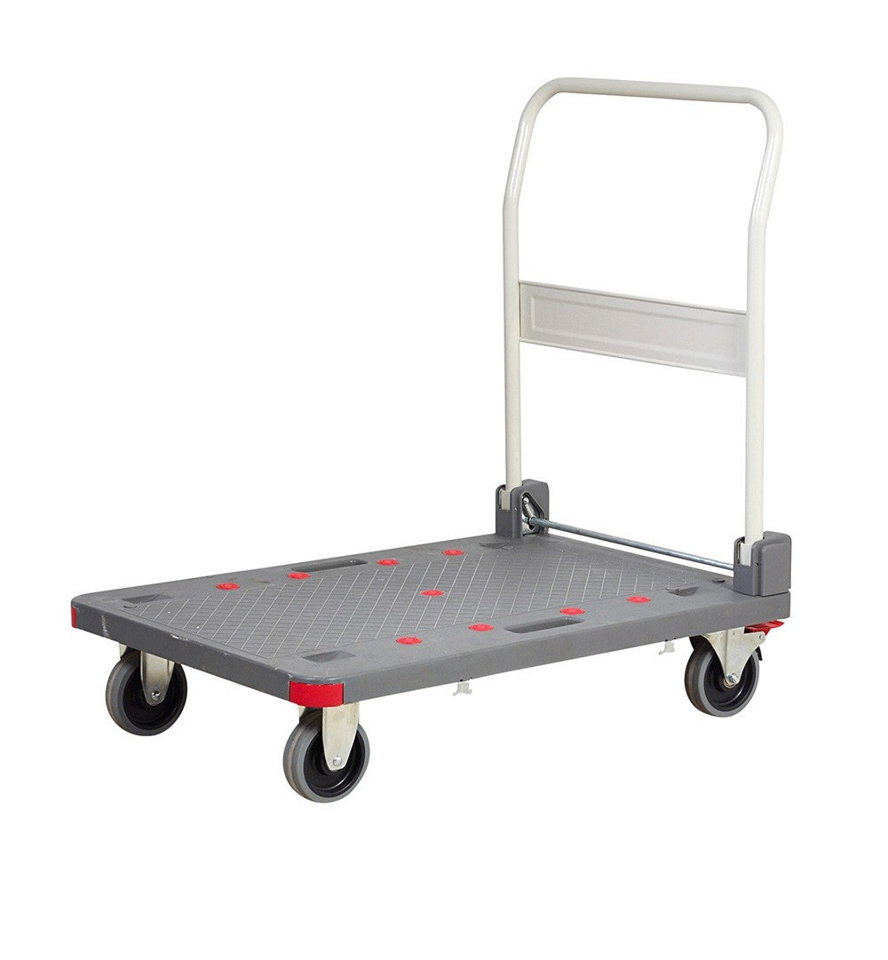 Large Heavy Duty Plastic Platform Trolley