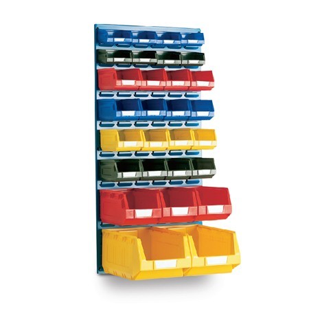 Louvre Panel Bin Kit with 29 Bins