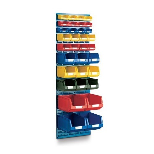Louvre Panel Bin Kit with 33 Bins