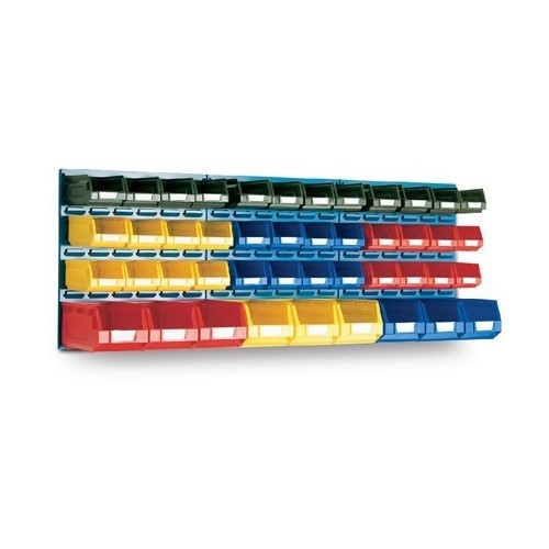 Louvre Panel Bin Kit with 45 Bins