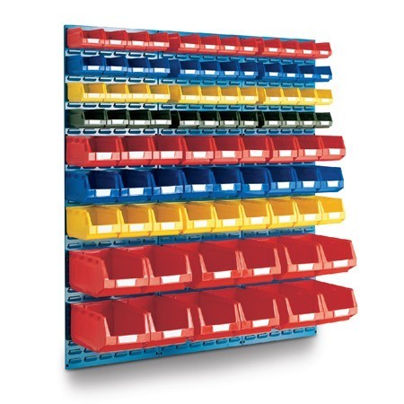 Louvre Panel Bin Kit with 87 Bins