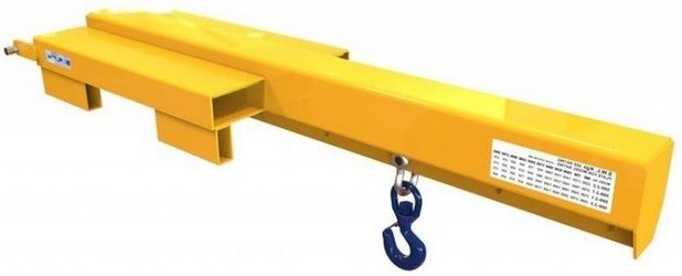 Low Profile Forklift Jib - Fork Mounted