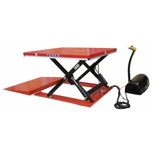 Low Profile Scissor Lift with Ramp
