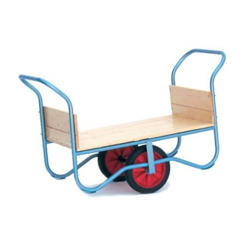 Wheelbarrow with Push Bars