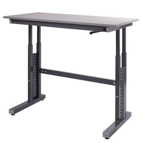 manual height adjustable workbench