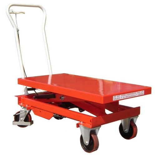 Mobile Manual Scissor Lift Table