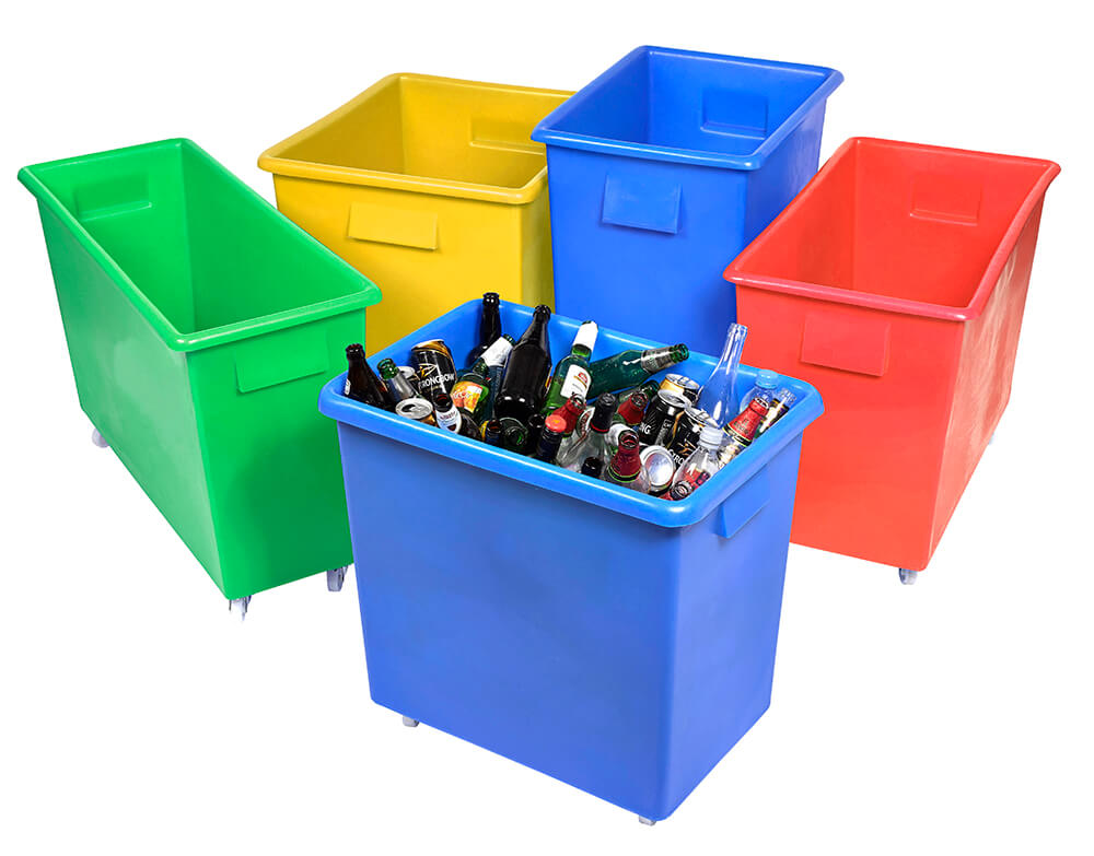 Mobile Polyethylene Bar Containers