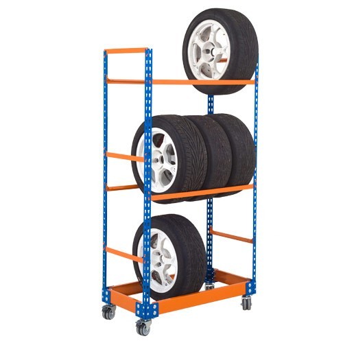 Mobile Tyre Rack Storage