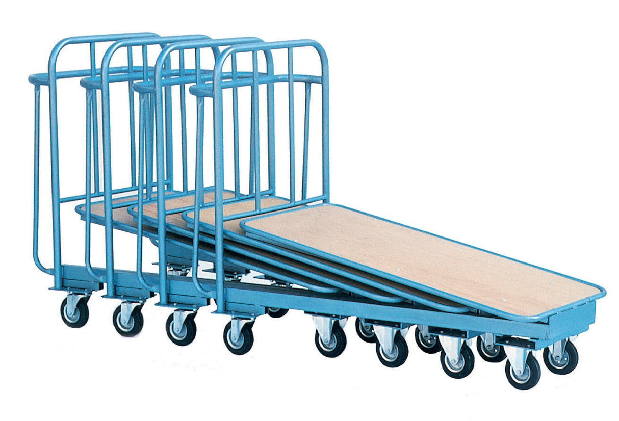 Nesting Cash and Carry Trolley - Nested