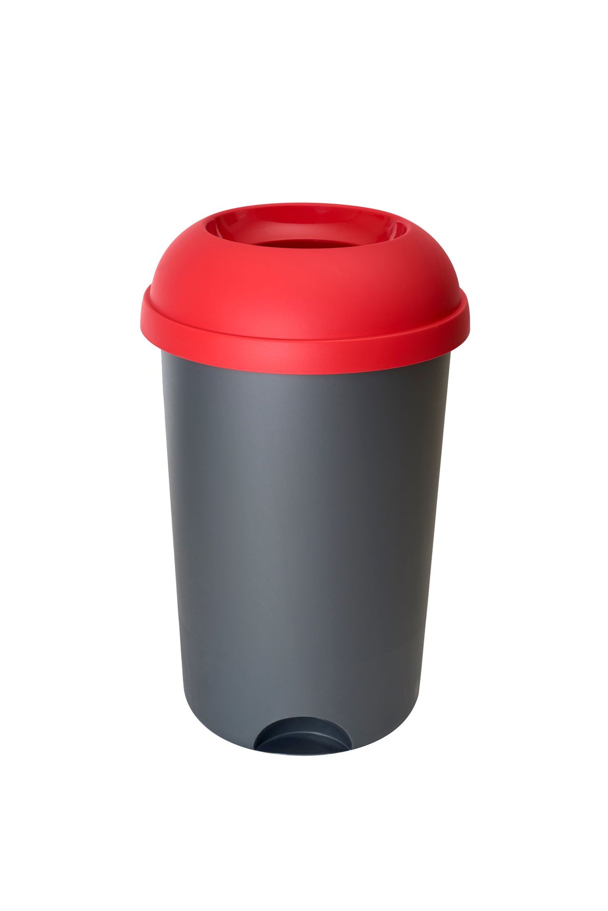 open top bin - red lid