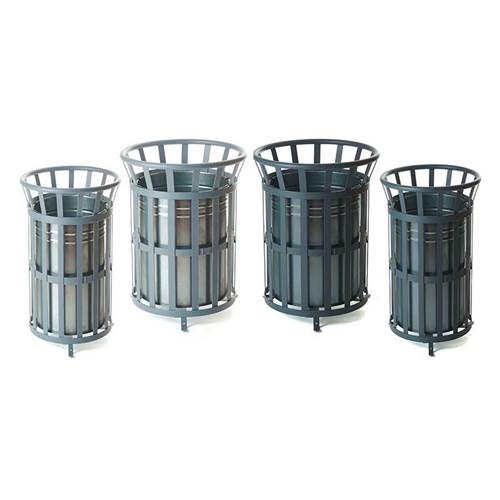 Outdoor Steel Bin - Open Top
