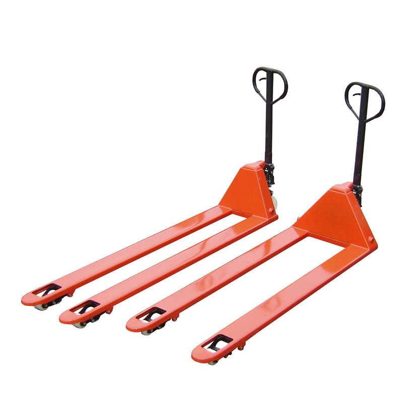 pallet truck with long forks
