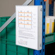 pallet racking notice plate